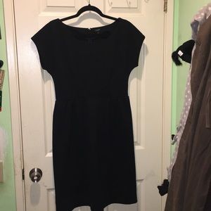 Factory knit cap-sleeve dress